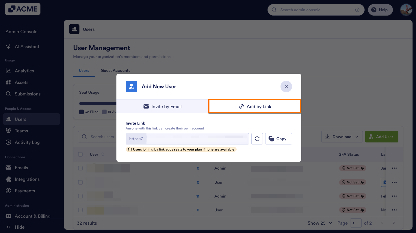 How to Create Users in Your Organization from the Admin Console Image-11