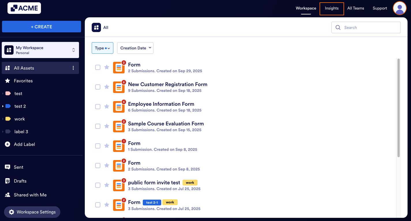 How to View Sign Documents Audience Metrics in Insights? Image-1
