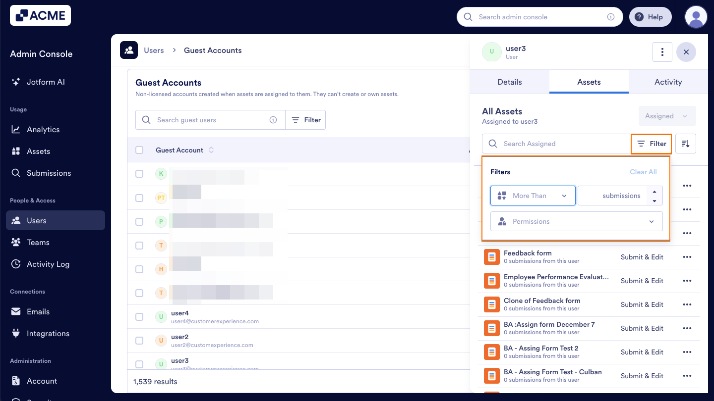 How to View and Manage Assigned Asset Access for Guest Accounts in Your Organization from the Admin Console Image-10