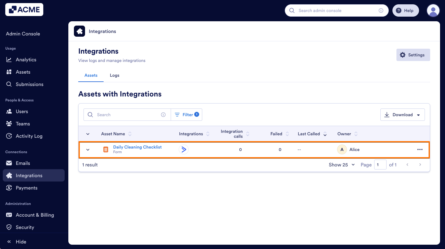How to Show or Hide Integrations in Your Organization from the Admin Console Image-5