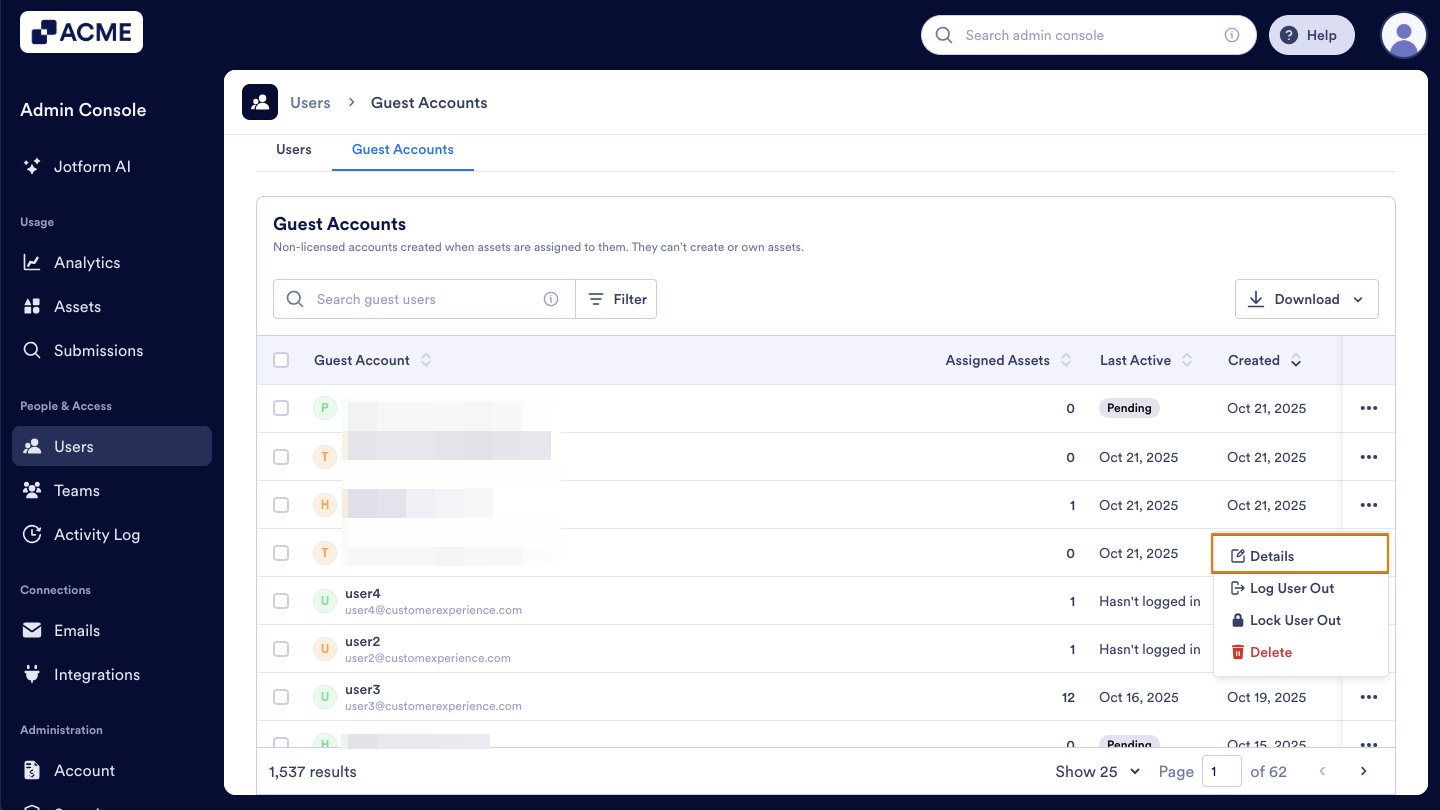 How to Update Guest Account Information in Your Organization from the Admin Console Image-4