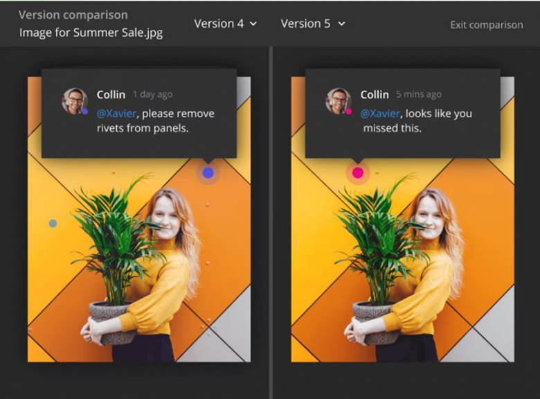 Wrike’s proofing software