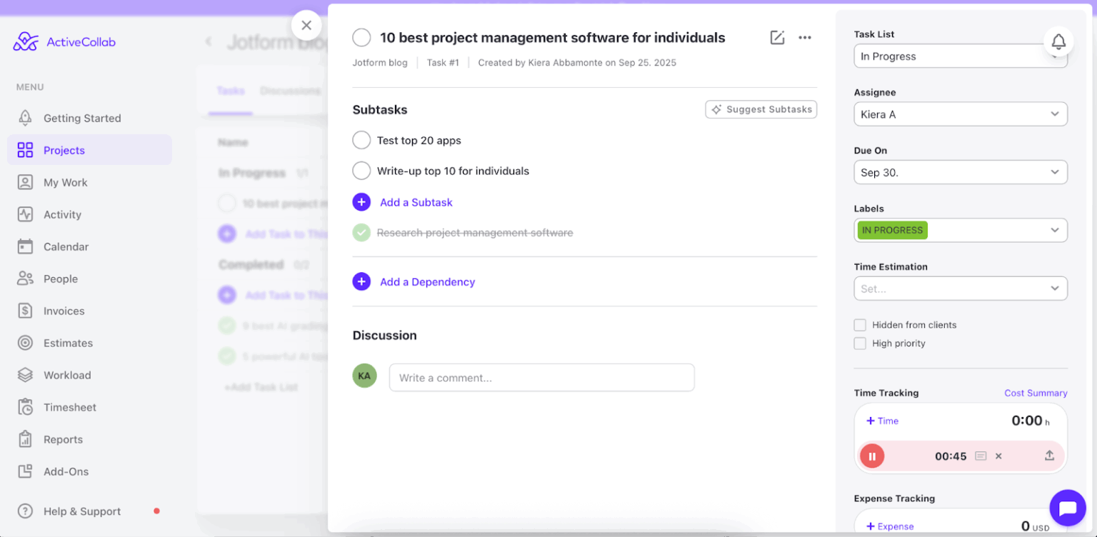 10 best project management software for individuals | The Jotform Blog