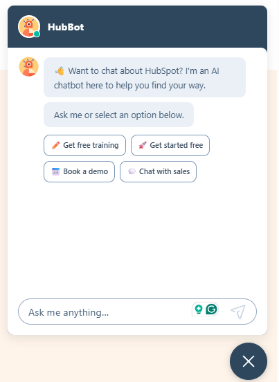 Hubspot AI Chatbot