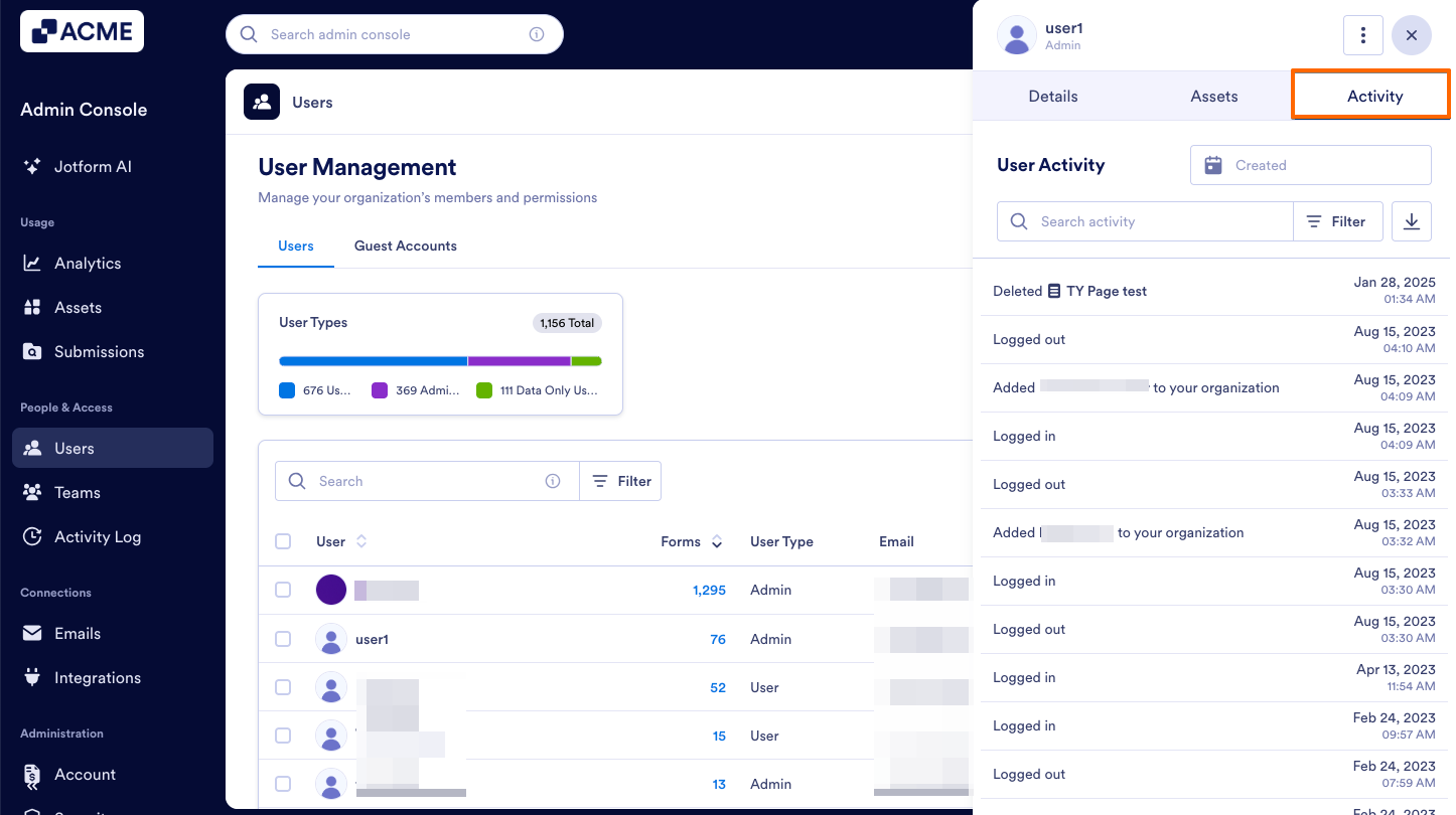 How to View Individual User Activities in Your Organization from the Admin Console Image-10