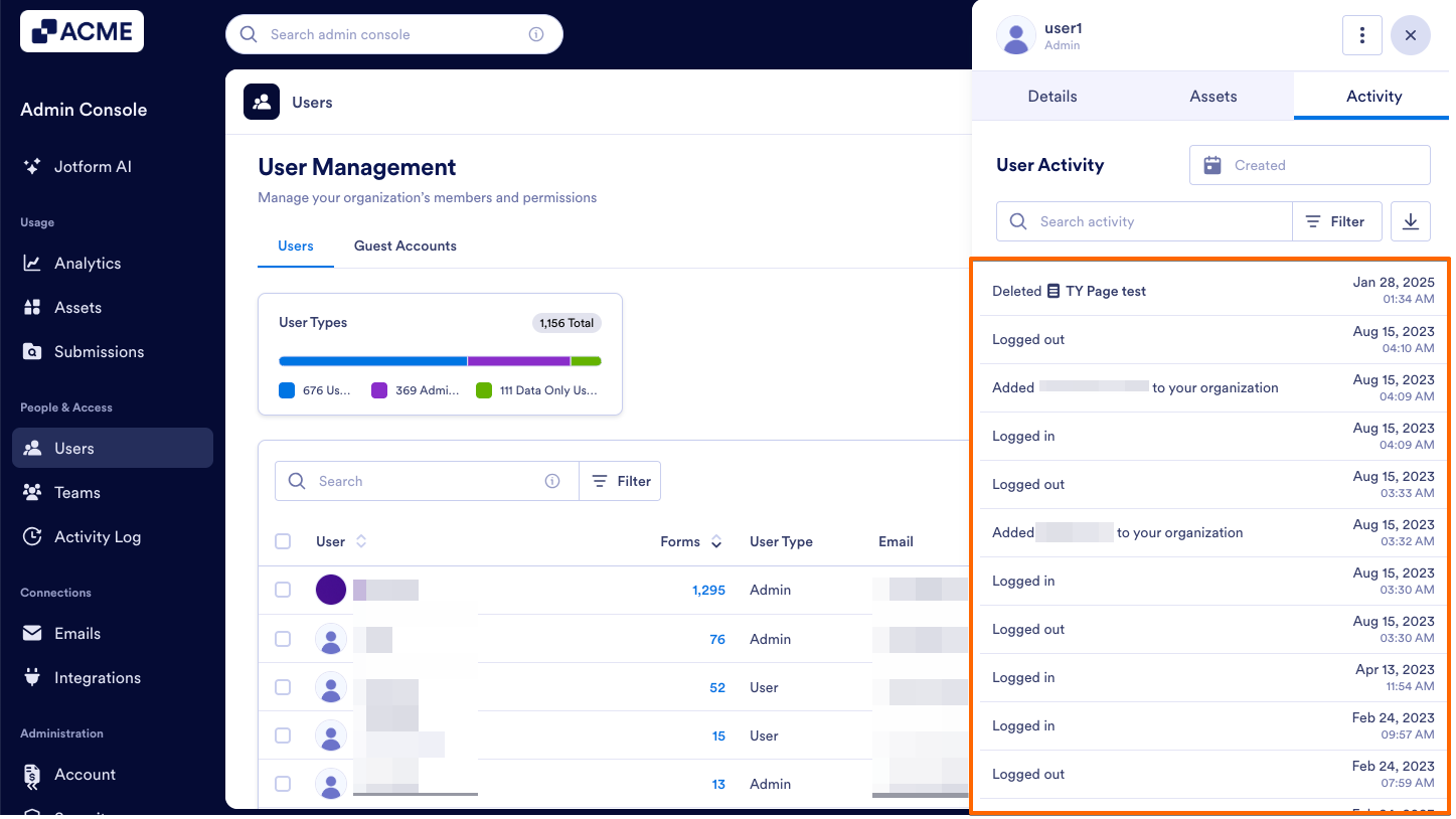 How to View Individual User Activities in Your Organization from the Admin Console Image-16
