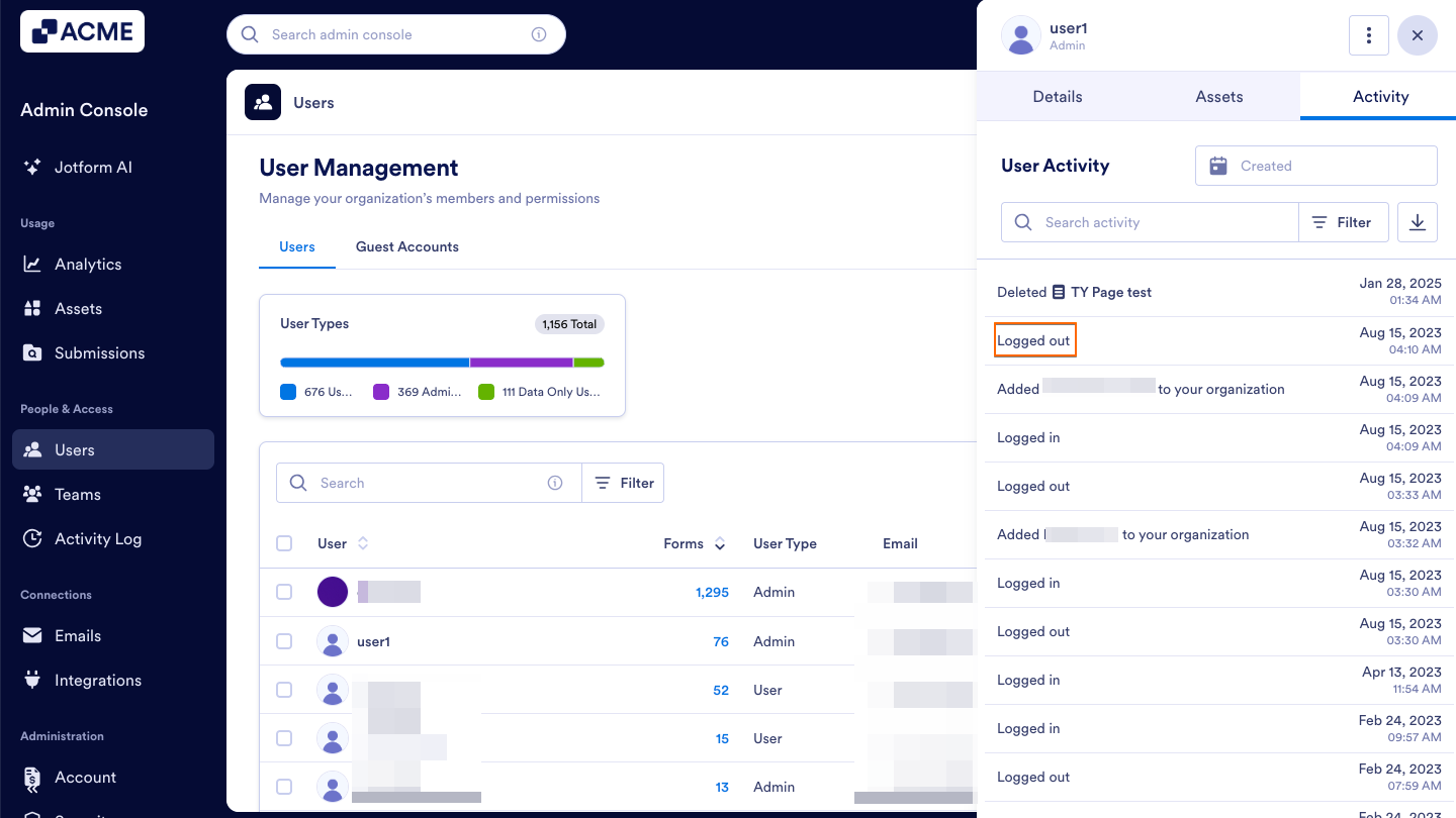 How to View Individual User Activities in Your Organization from the Admin Console Image-17