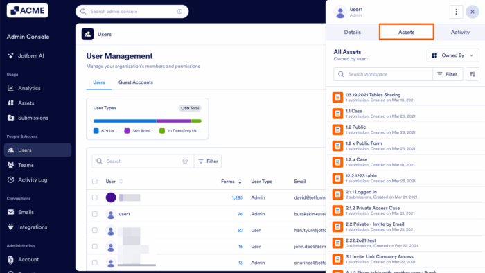 How to View User-Owned Assets in Your Organization from the Admin Console Image-11
