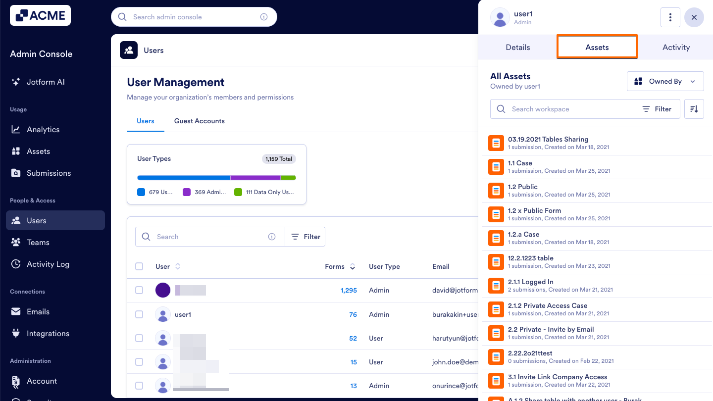 How to View User-Owned Assets in Your Organization from the Admin Console Image-11