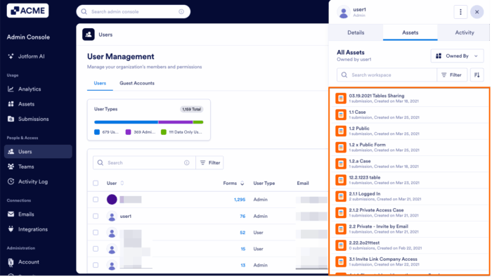 How to View User-Owned Assets in Your Organization from the Admin Console Image-13