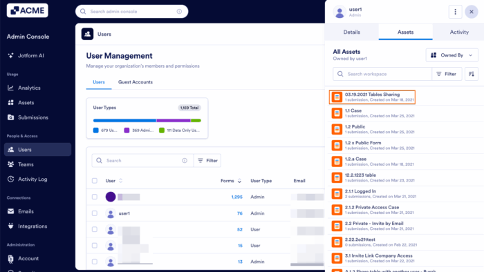 How to View User-Owned Assets in Your Organization from the Admin Console Image-14
