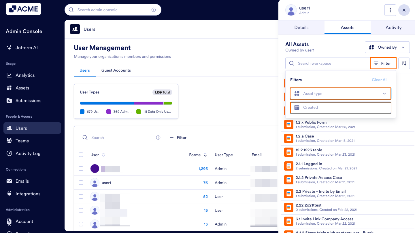 How to View User-Owned Assets in Your Organization from the Admin Console Image-15