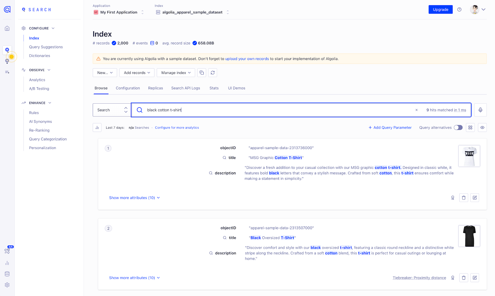Algolia AI Strore Helper