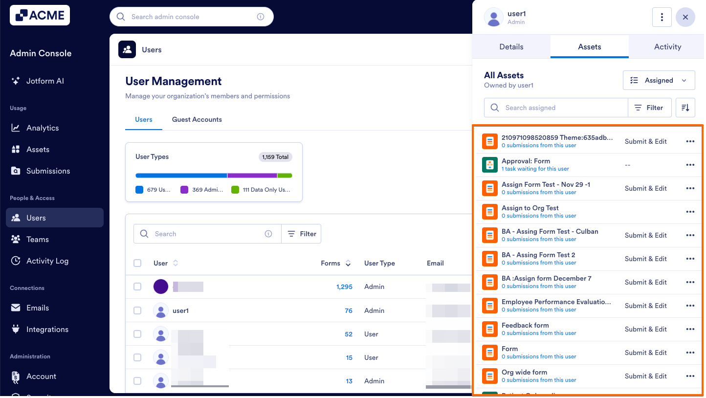 How to View and Manage Assigned Assets in Your Organization from the Admin Console Image-6