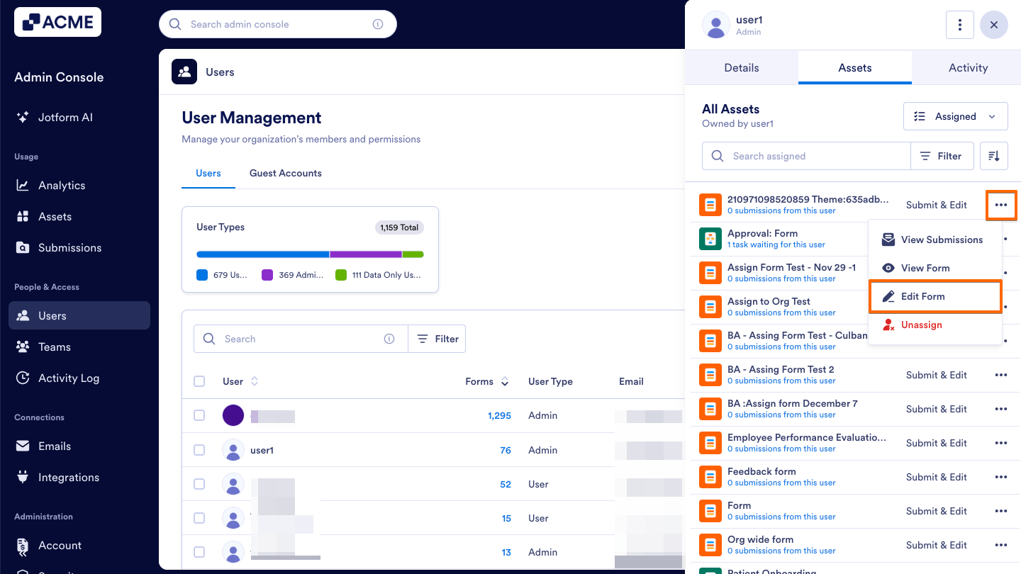 How to View and Manage Assigned Assets in Your Organization from the Admin Console Image-17