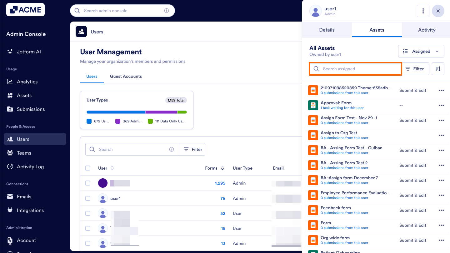 How to View and Manage Assigned Assets in Your Organization from the Admin Console Image-19