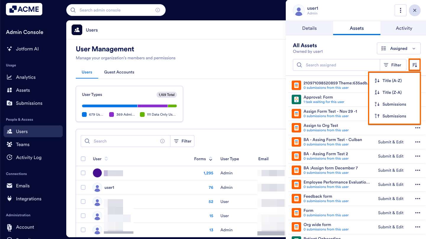 How to View and Manage Assigned Assets in Your Organization from the Admin Console Image-20