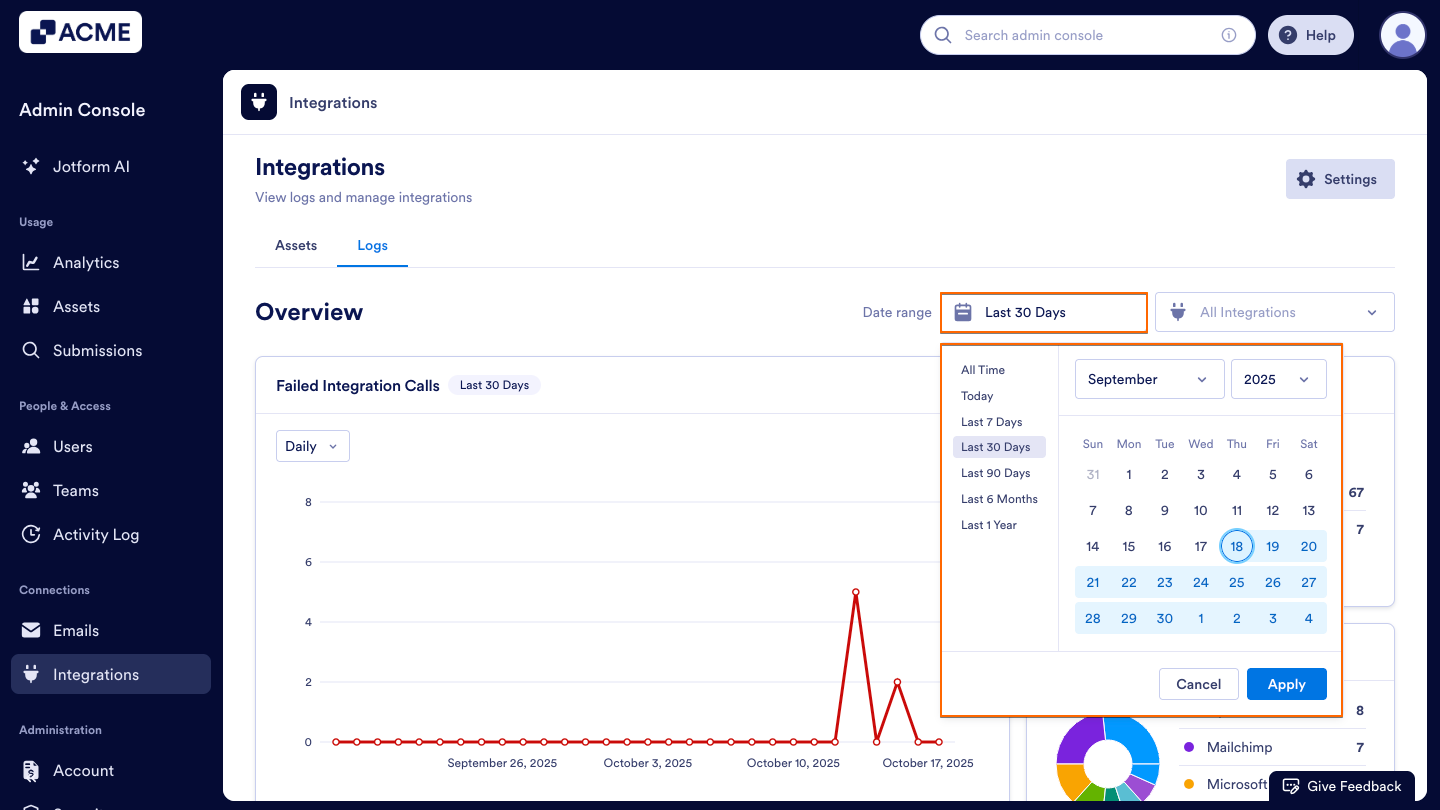 How to View Your Organization's Integration Logs from the Admin Console Image-17