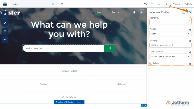 How to Add the Jotform AI Chatbot to Your Salesforce Experience Cloud Site