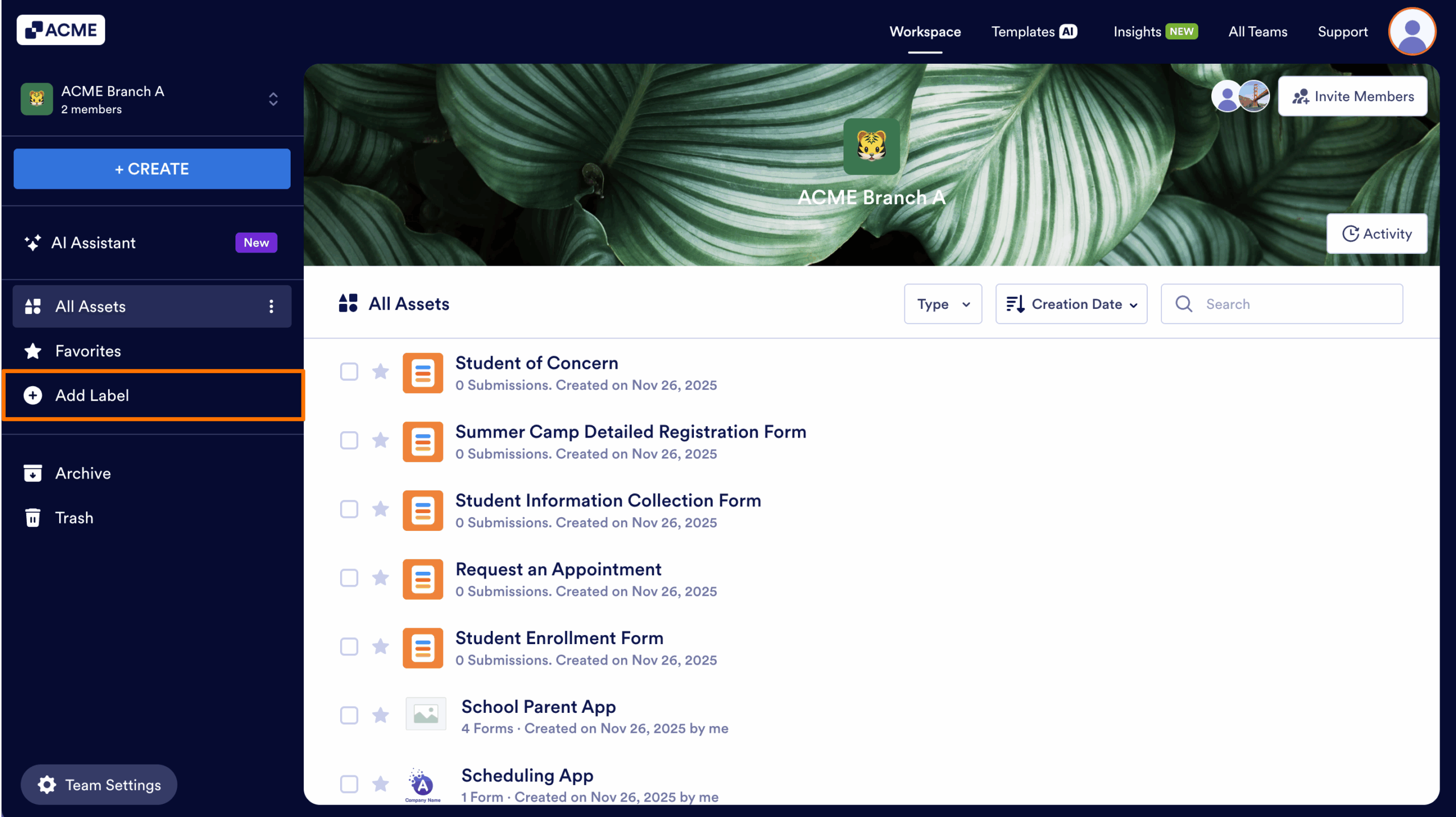 How to Label Assets on a Team Workspace Image-1
