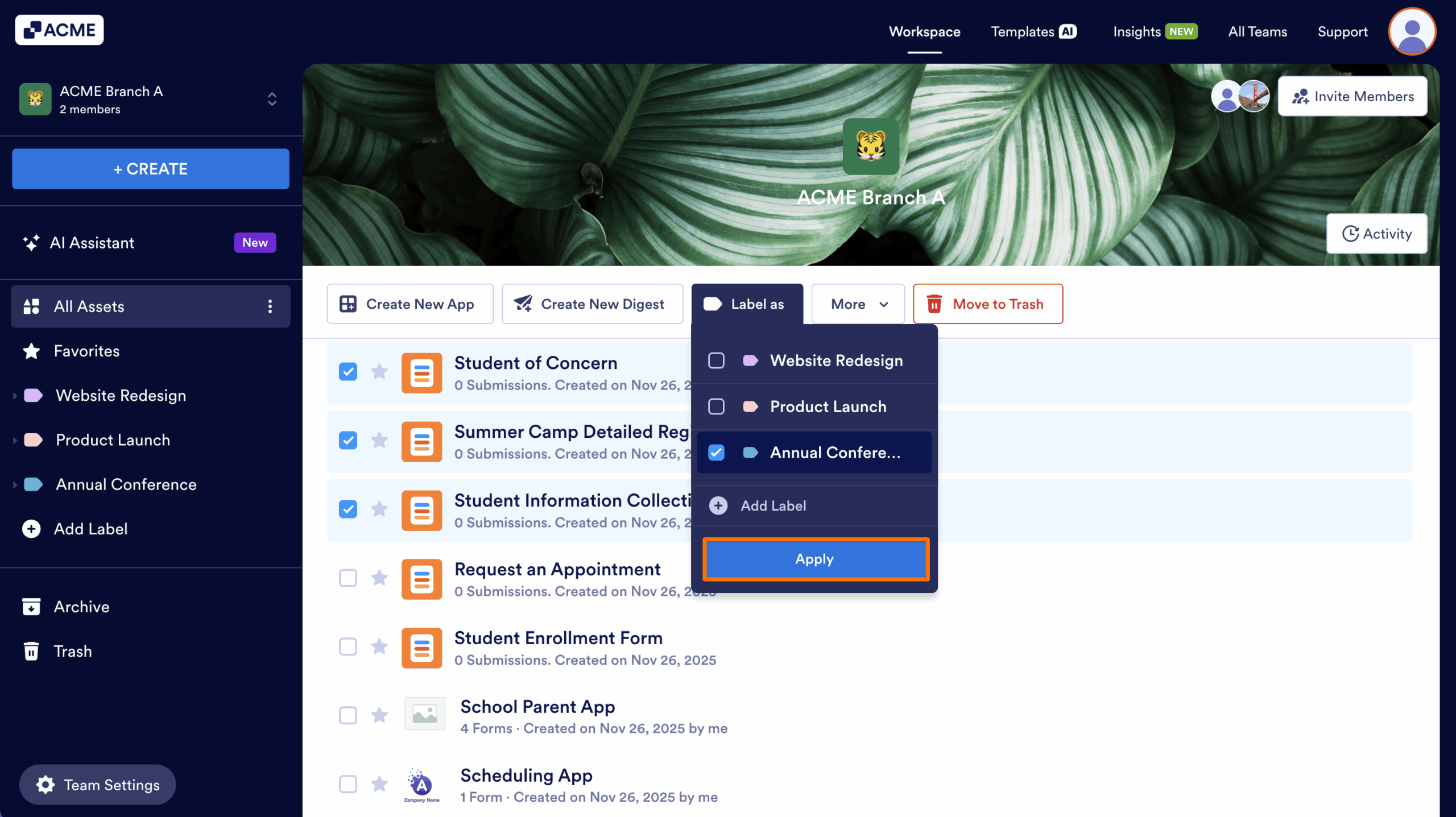 How to Label Assets on a Team Workspace Image-10