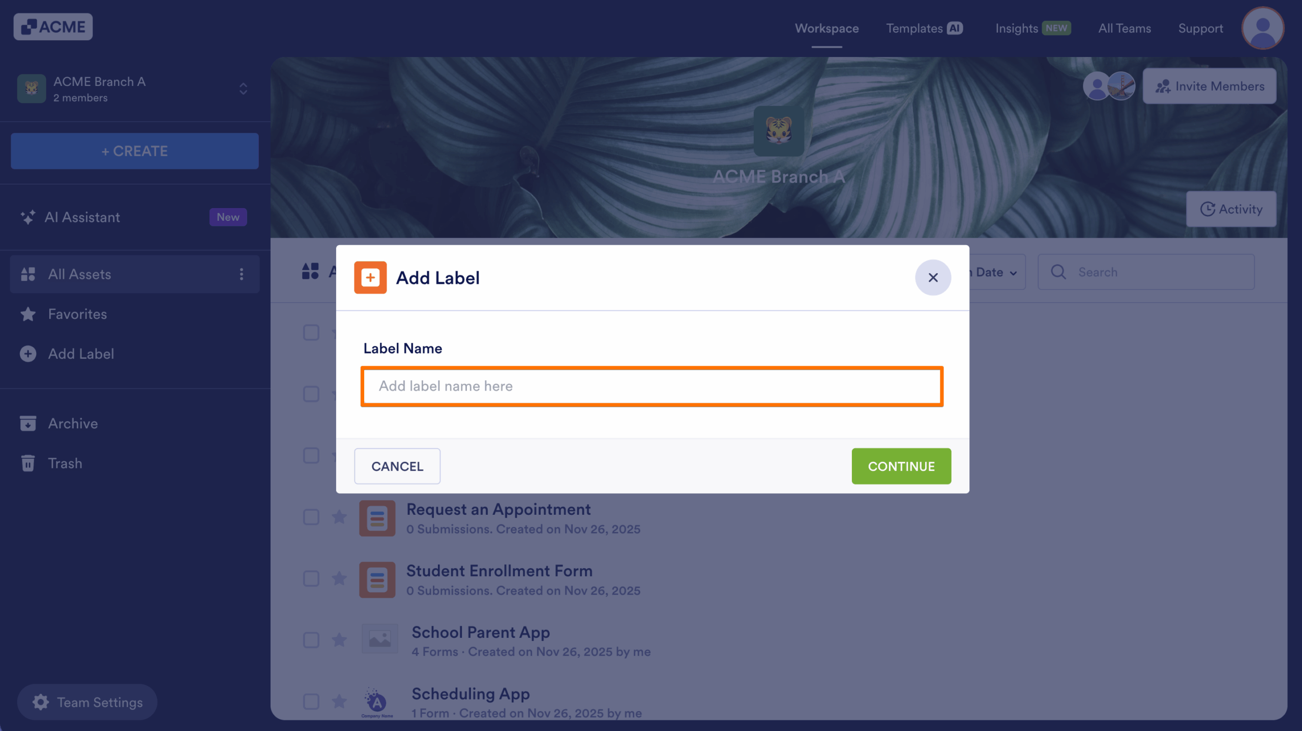 How to Label Assets on a Team Workspace Image-2