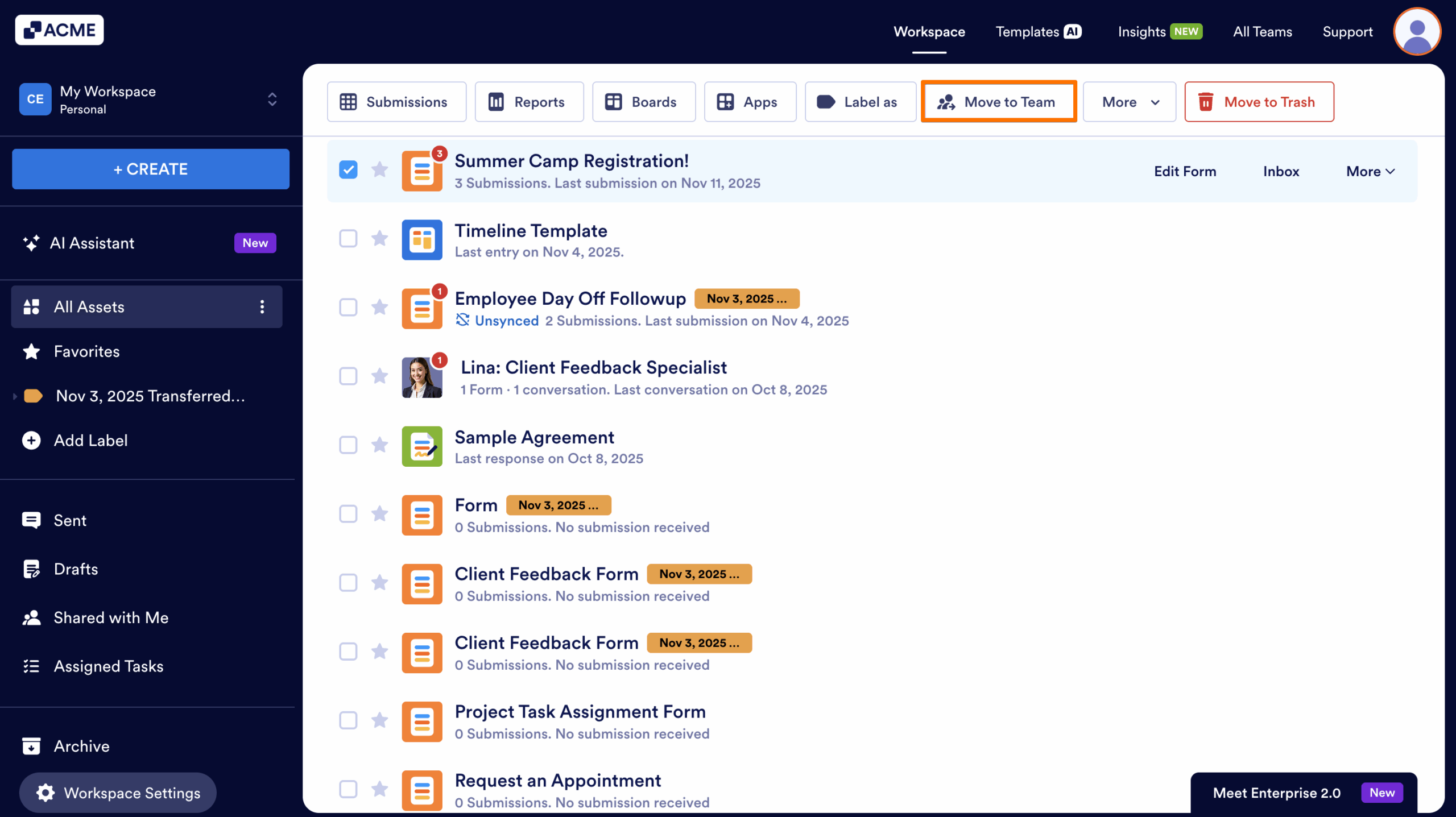 How to Move Your Forms and Other Assets to Your Team Image-2