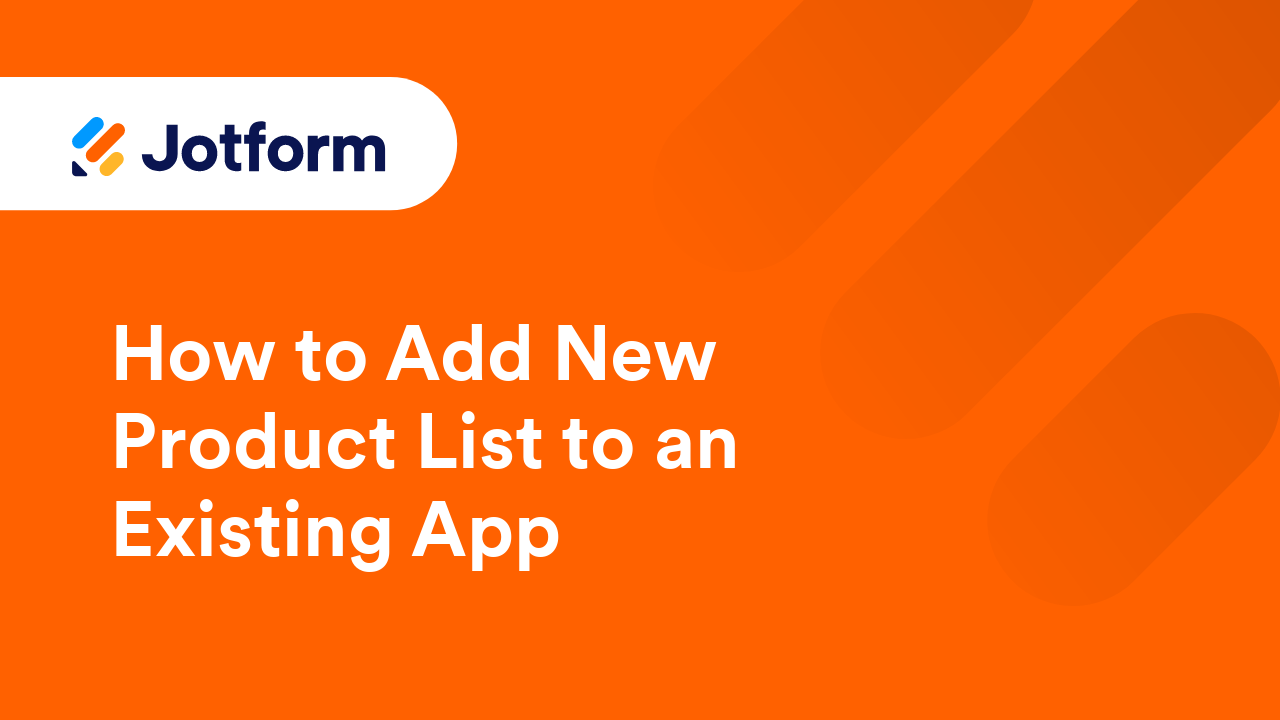 Jotform Apps