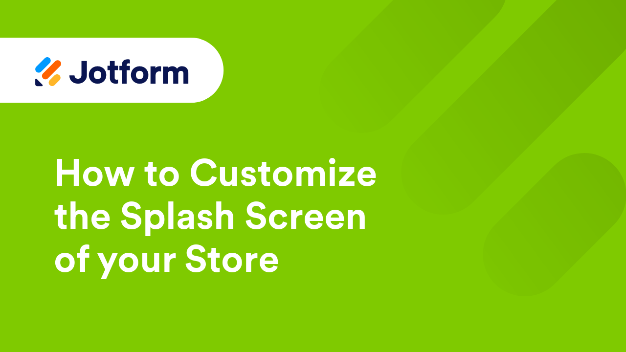 Jotform Store Builder