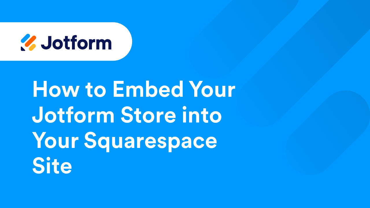 Jotform Store Builder