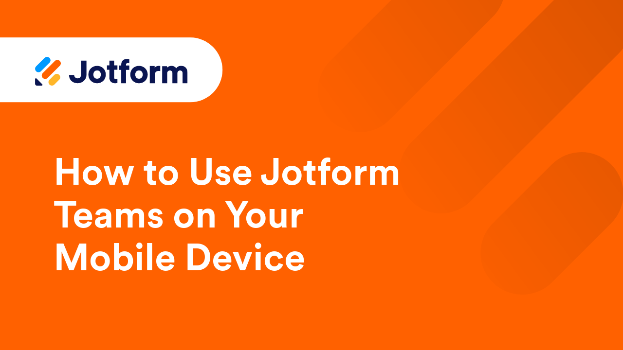 Jotform Teams
