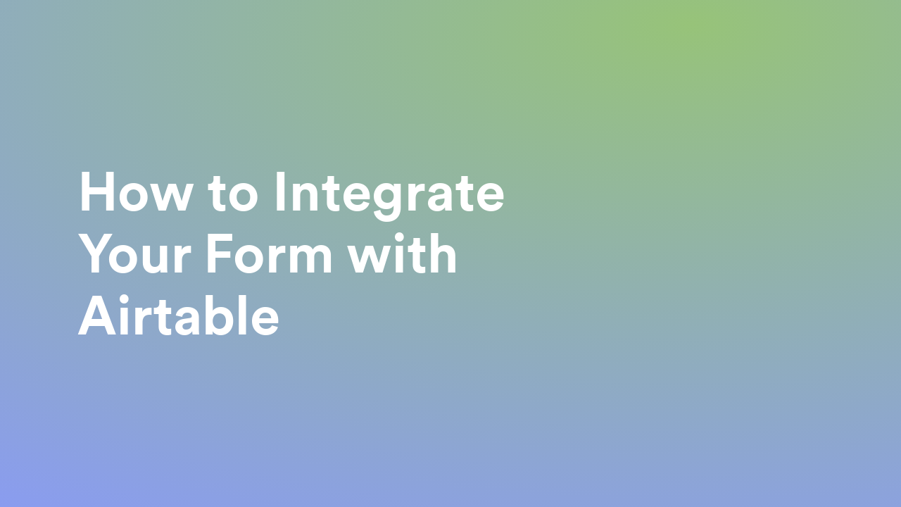 Integrations