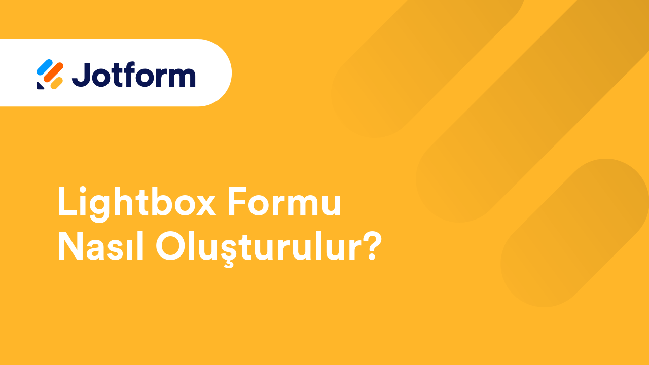 Form Oluşturma