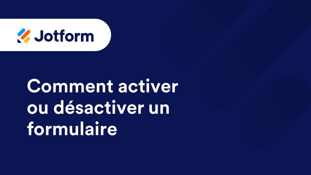 Débuter avec Jotform