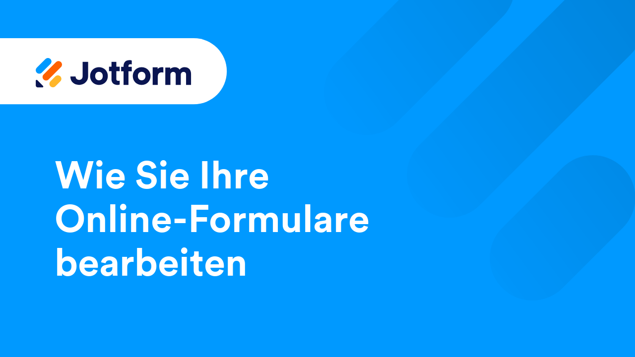 Formulare verwalten