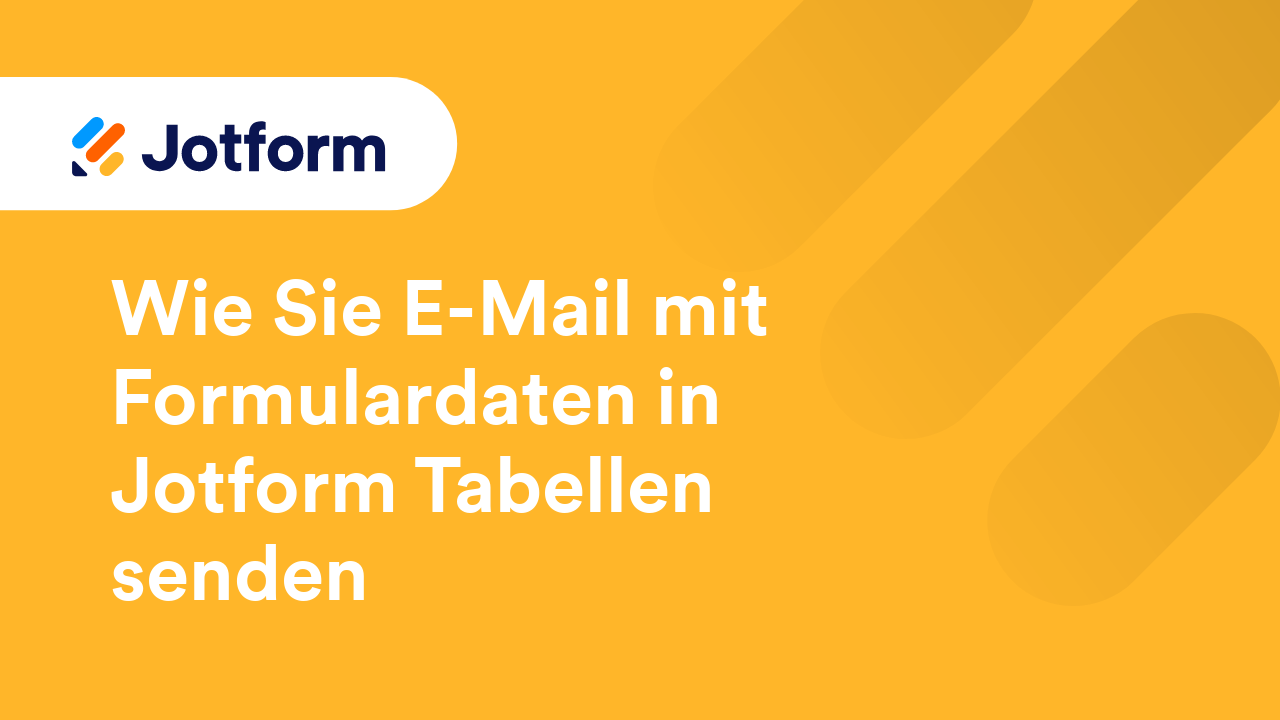 Jotform Tabellen