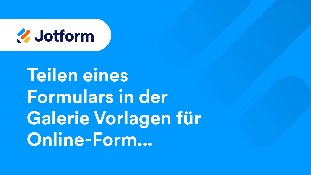 Formulare teilen