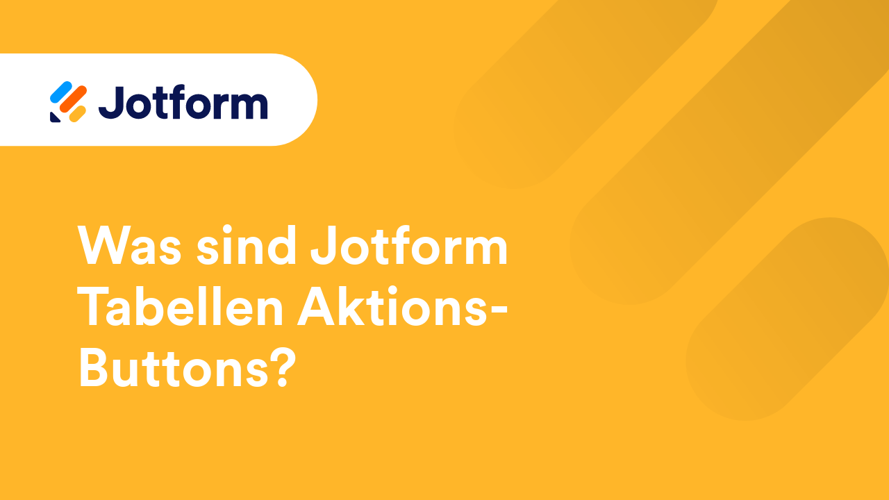 Jotform Tabellen