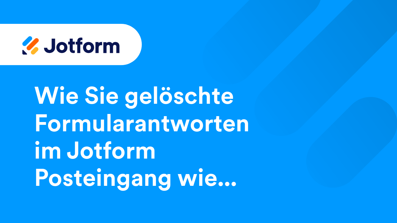Jotform Posteingang