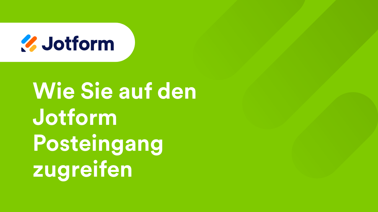 Jotform Posteingang