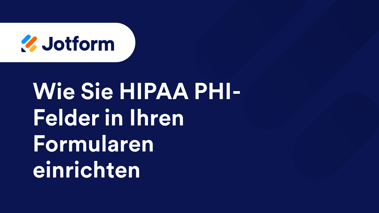 HIPAA-Formulare