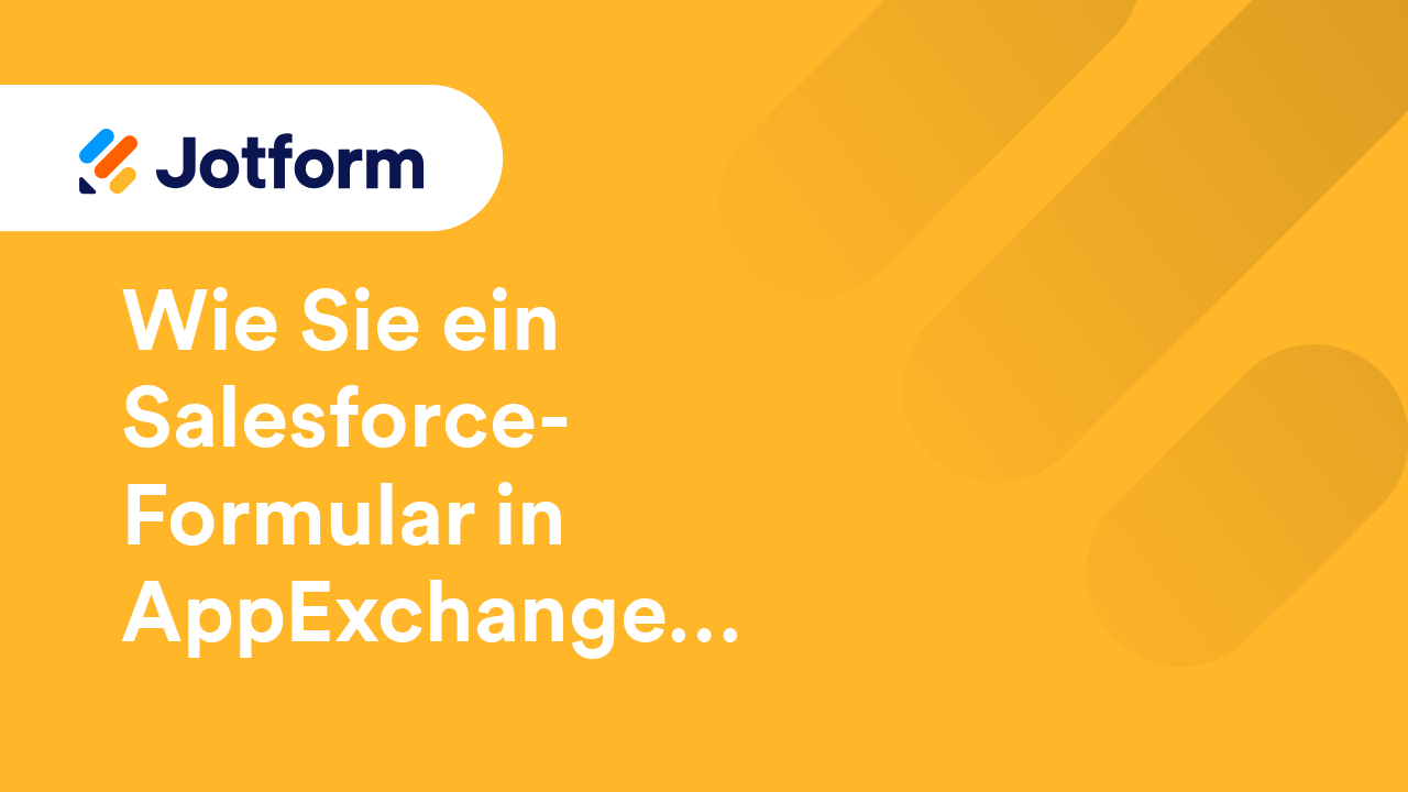 Jotform für Salesforce