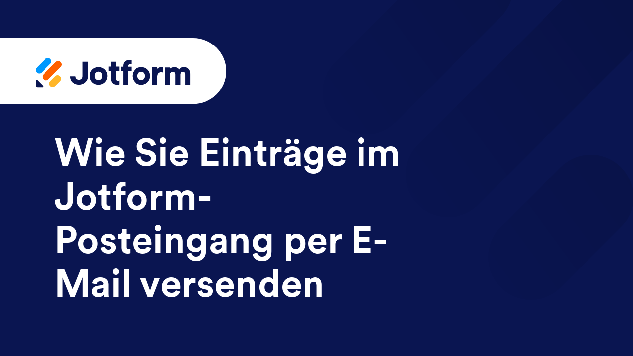 Jotform Posteingang