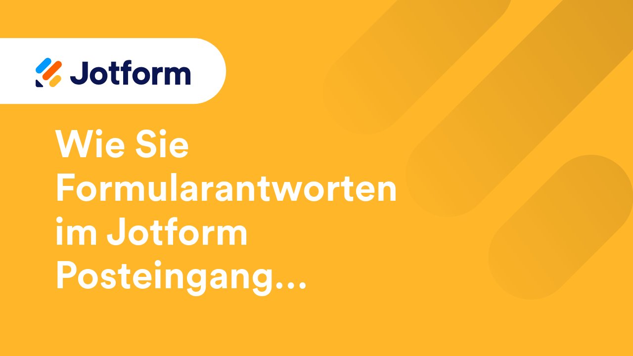 Jotform Posteingang