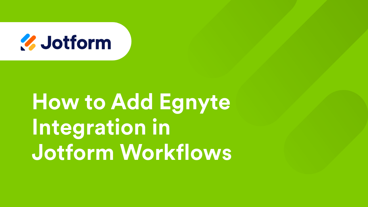 Jotform Workflows