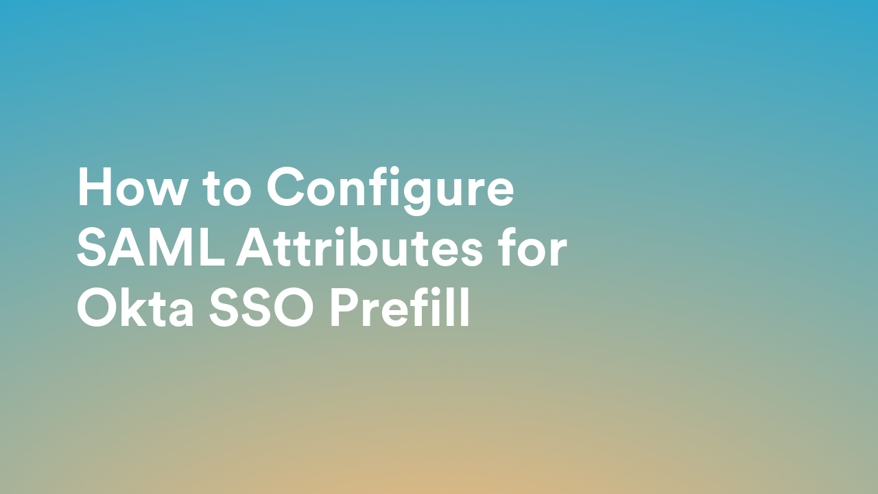 Single Sign-On (SSO)