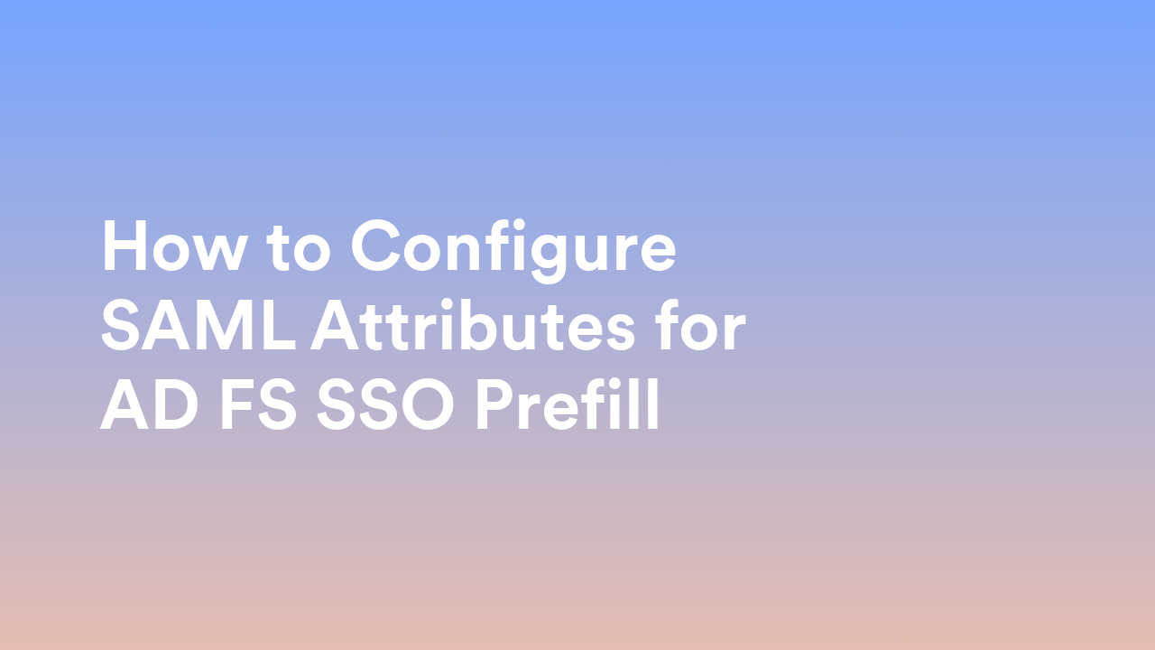 Single Sign-On (SSO)