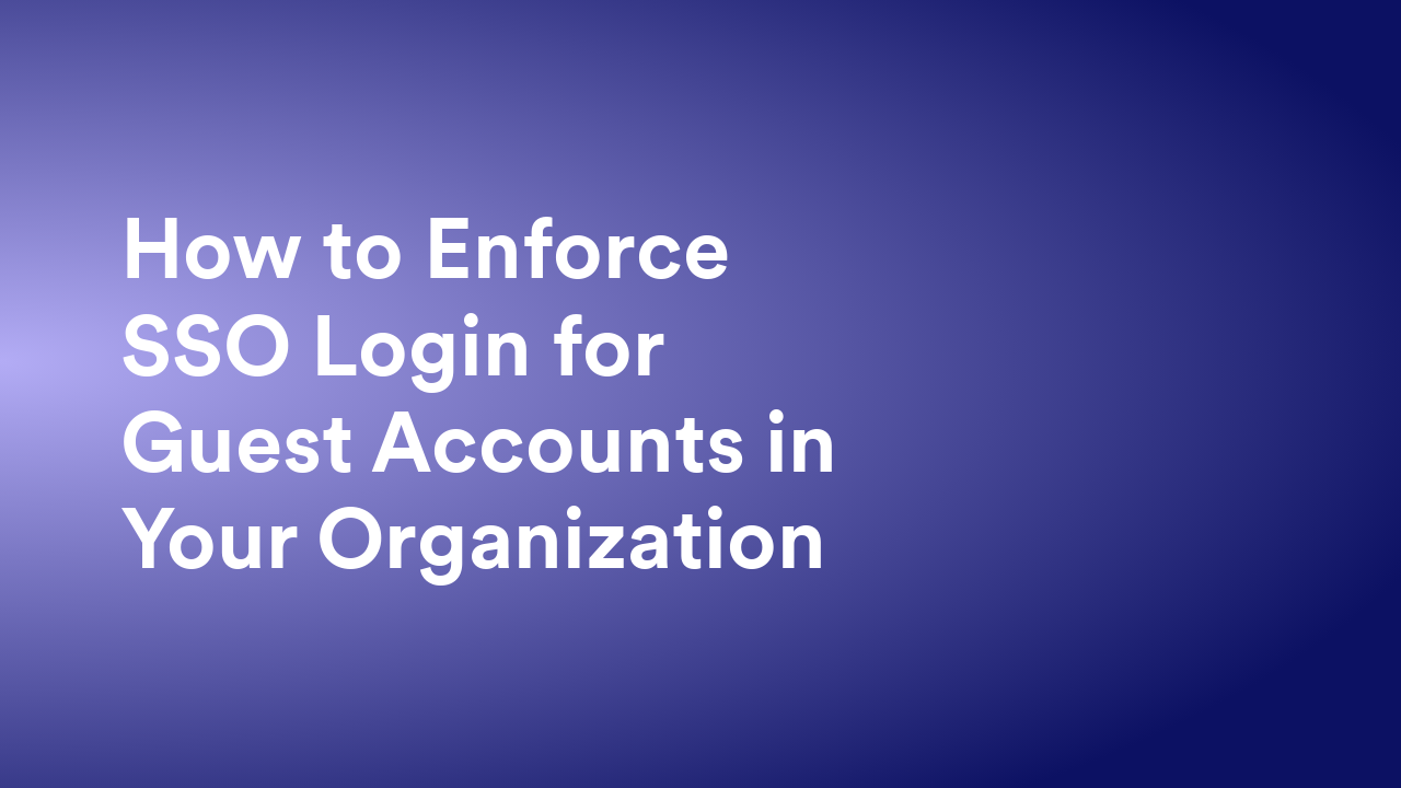 Single Sign-On (SSO)