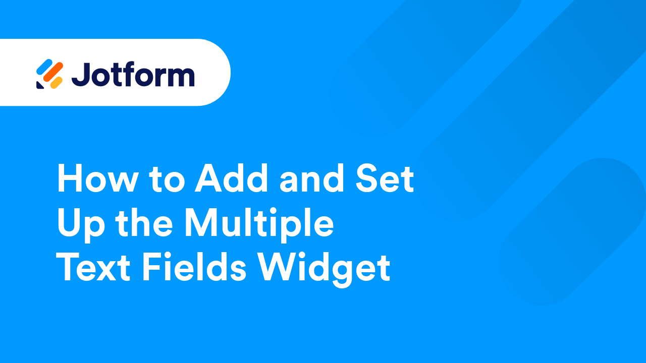 Jotform Widgets