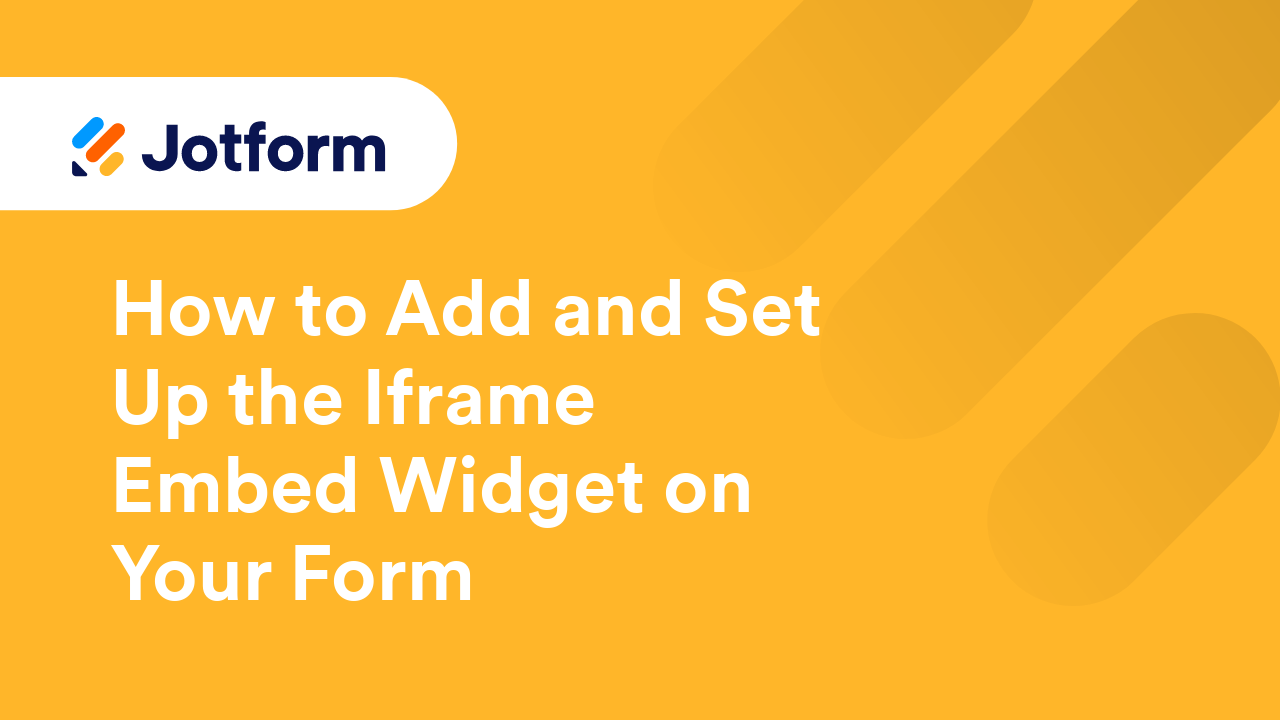 Jotform Widgets